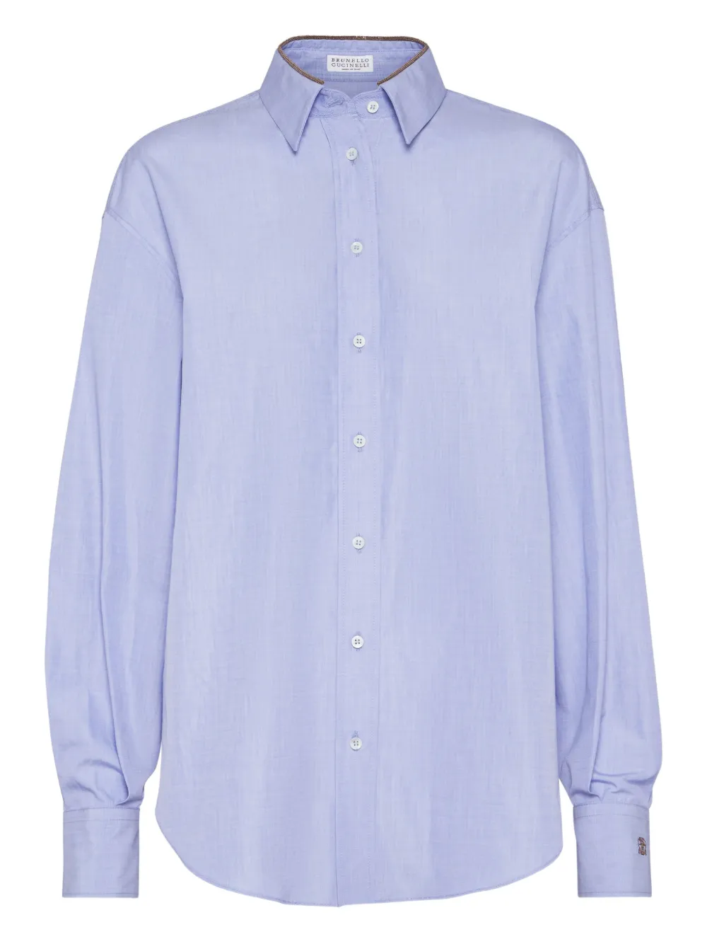Brunello Cucinelli Button-up blouse Blauw