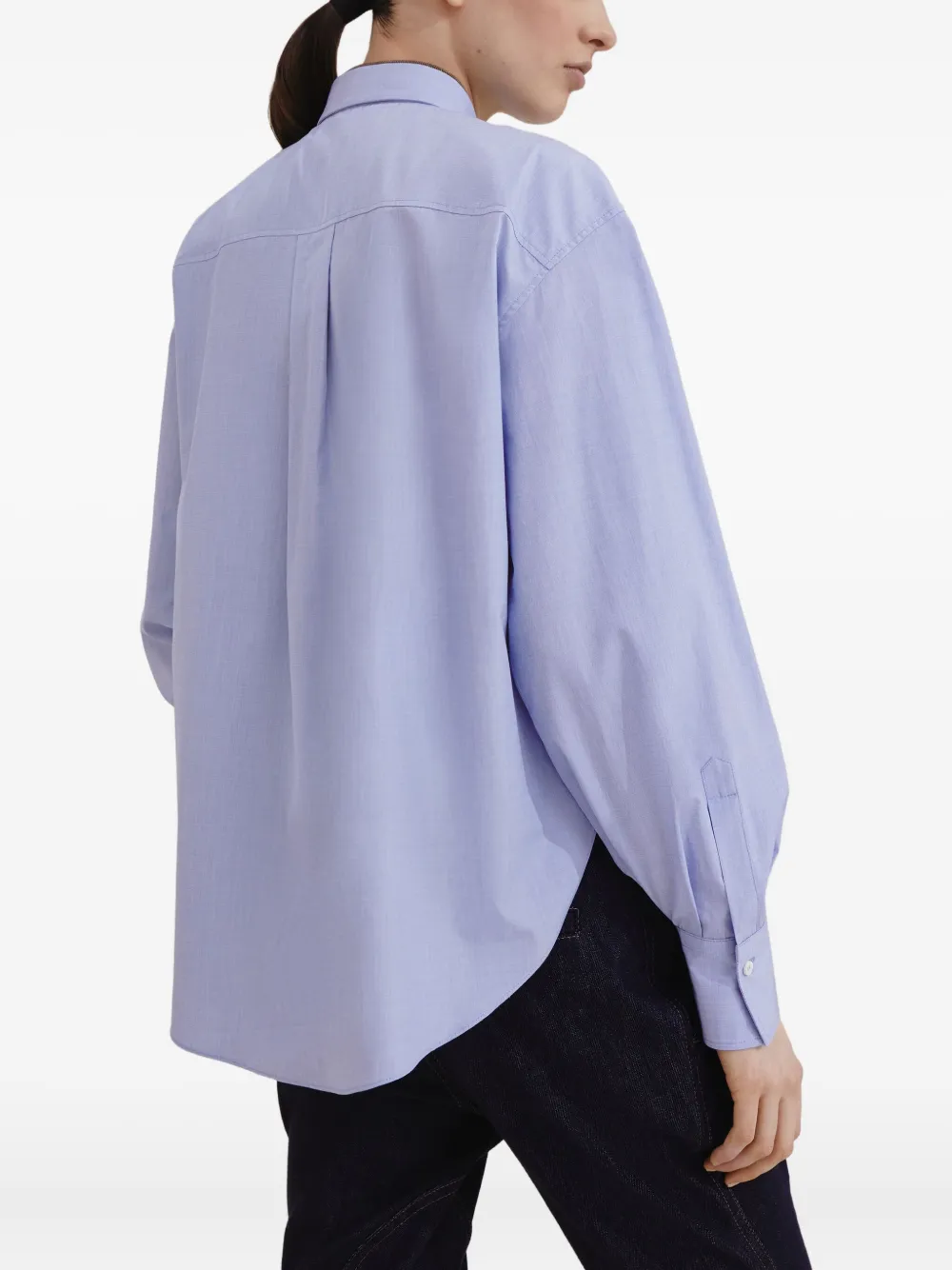 Brunello Cucinelli Button-up blouse Blauw