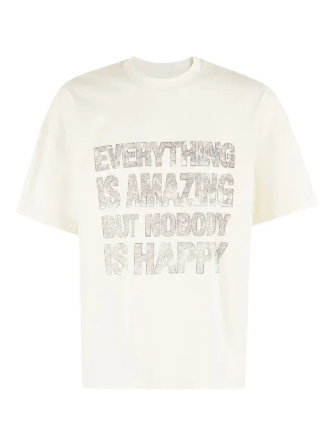 RETERNITY Quote slogan-print T-shirt