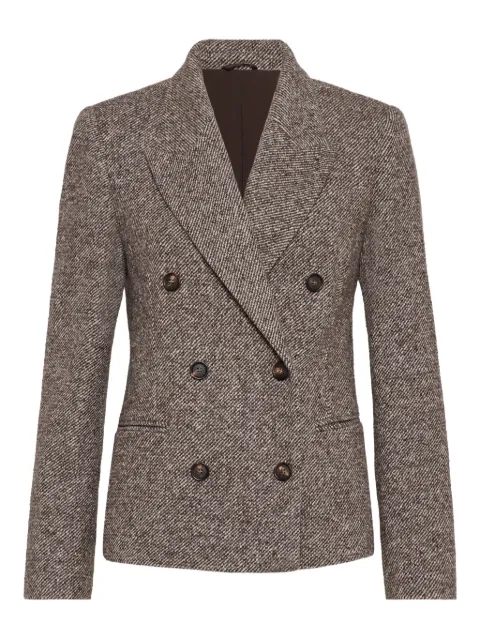 Brunello Cucinelli بليزر بصفي أزرار