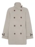 Brunello Cucinelli double-breasted coat - Neutrals