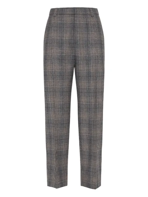 Brunello Cucinelli checked trousers