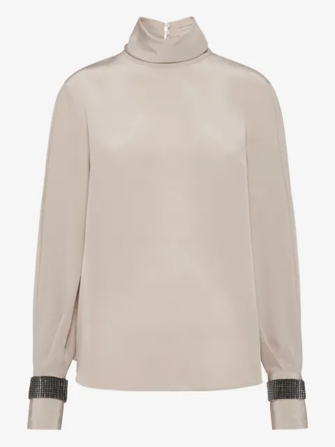 Brunello Cucinelli Crêpe de Chine blouse