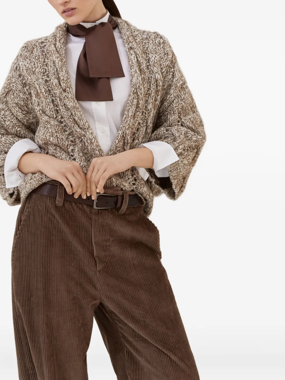 Chunky-Knit Cardigan