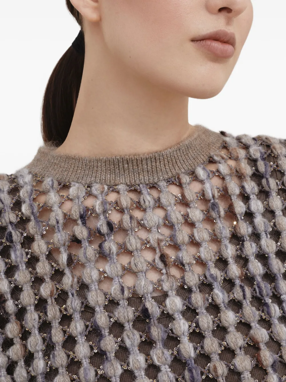 Textured Short-Sleeve Top