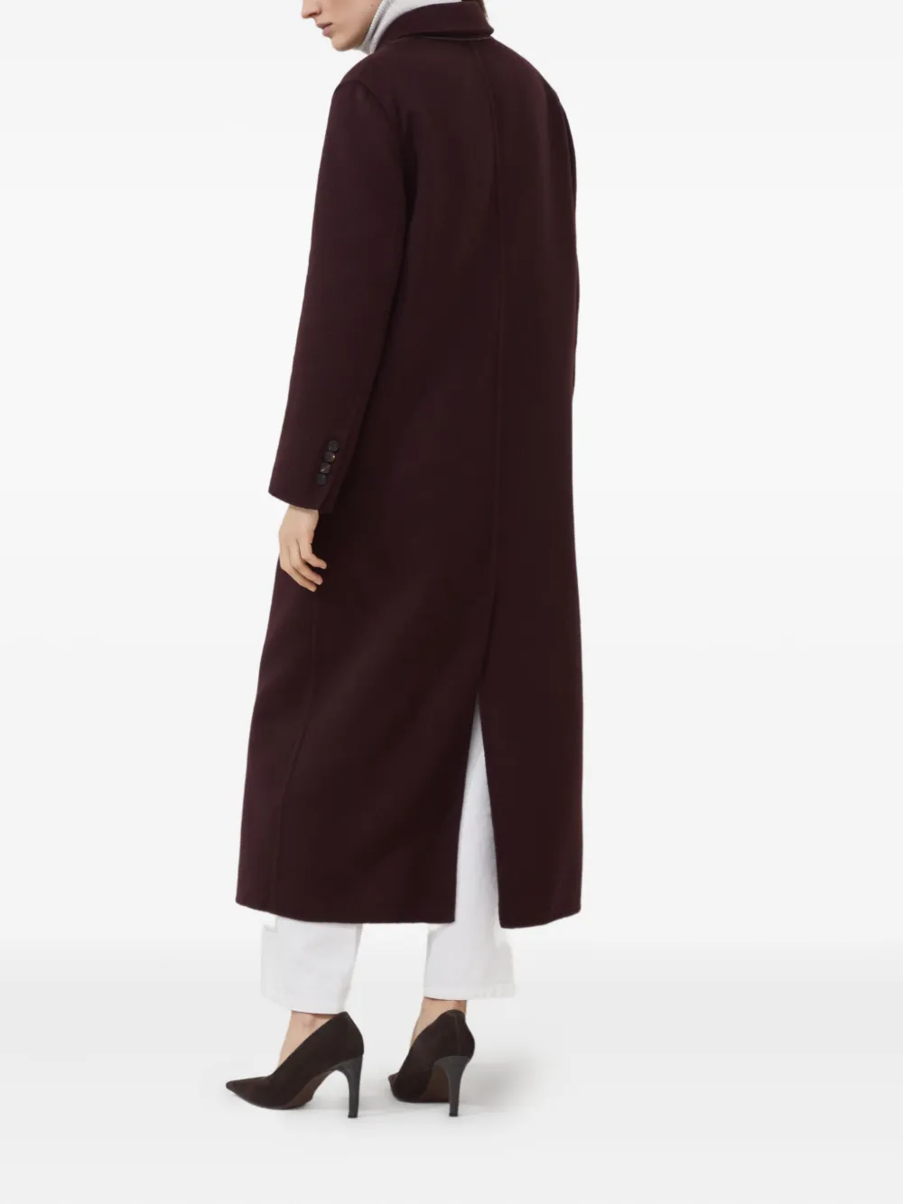Brunello Cucinelli Jas met dubbele rij knopen Rood
