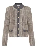 Brunello Cucinelli jacquard cardigan - Grey