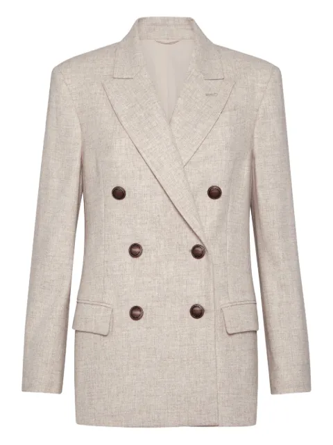 Brunello Cucinelli twill flannel blazer