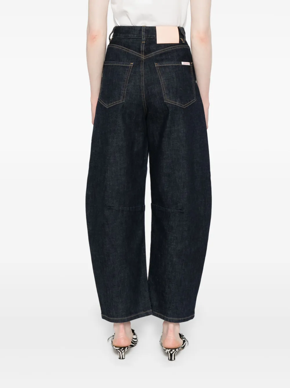 Self-portrait Denim Wide-leg Jeans