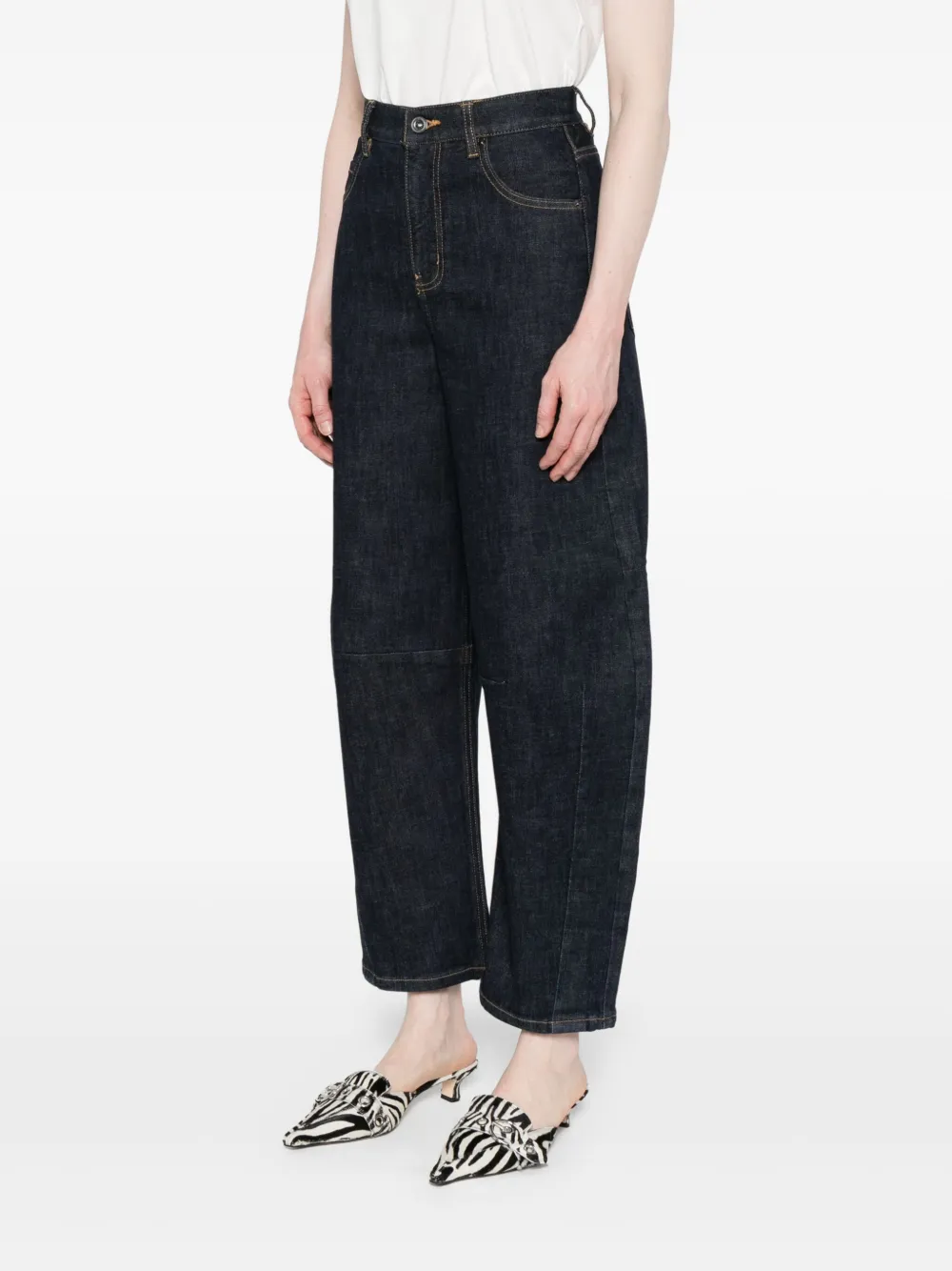 Self-portrait Denim Wide-leg Jeans