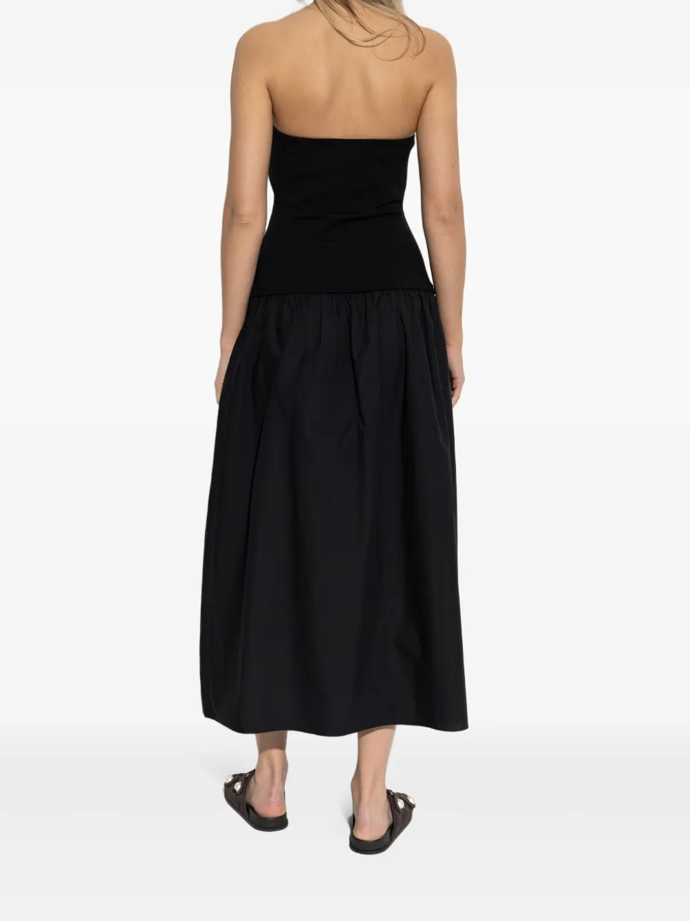 Shop Rag & Bone Irina Strapless Gathered Maxi Dress