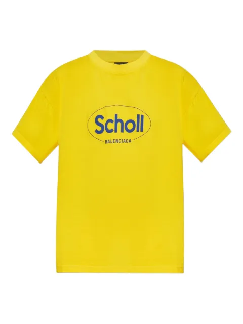 Balenciaga x Scholl logo-print oversized T-shirt