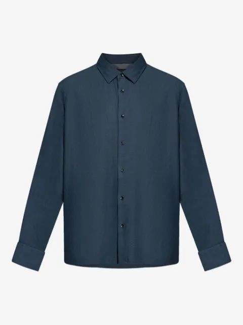 rag & bone camisa texturizada con botones