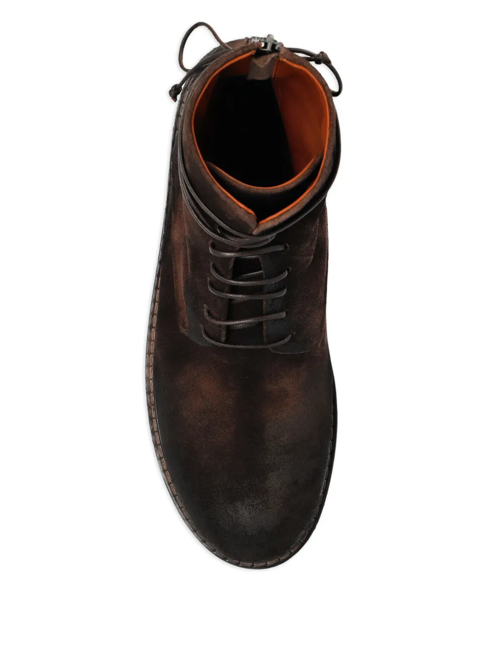 Marsèll suede lace-up ankle boots Black