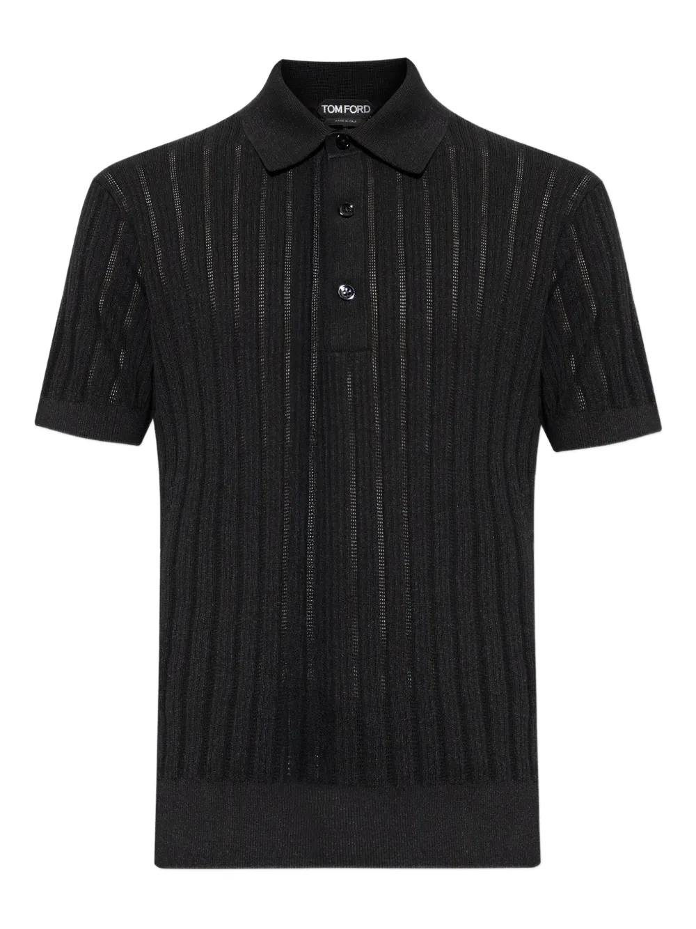TOM FORD cotton polo shirt Zwart