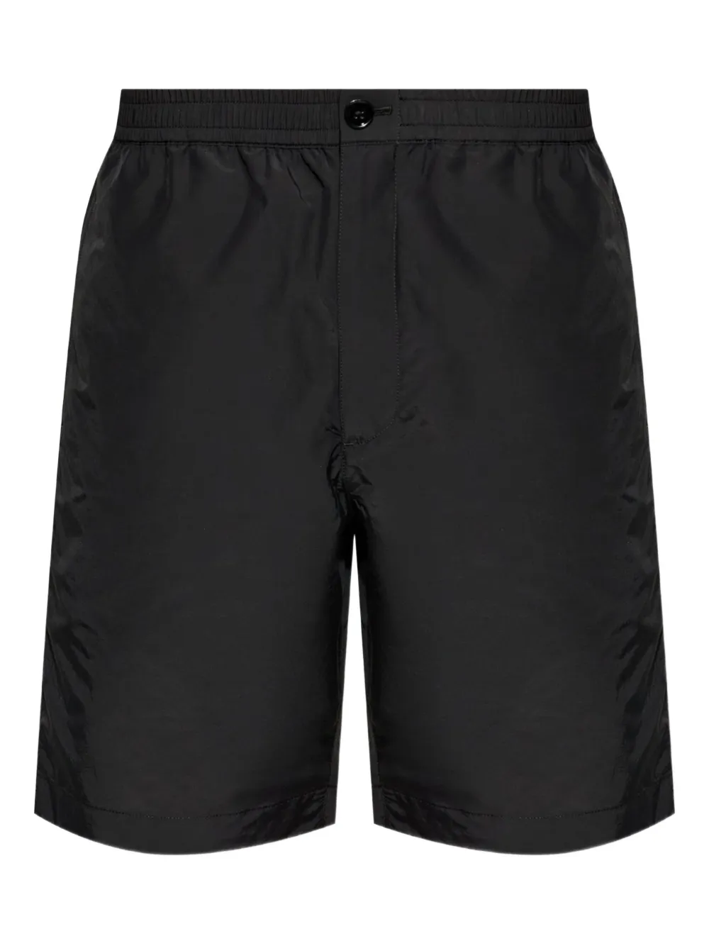 Theory drawstring cotton shorts | Black | Image 1
