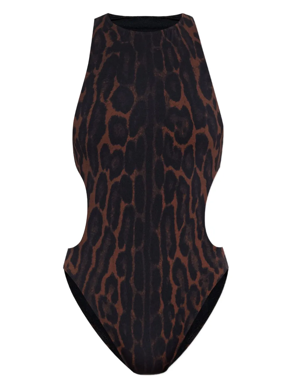 TOM FORD Badpak met luipaardprint Bruin