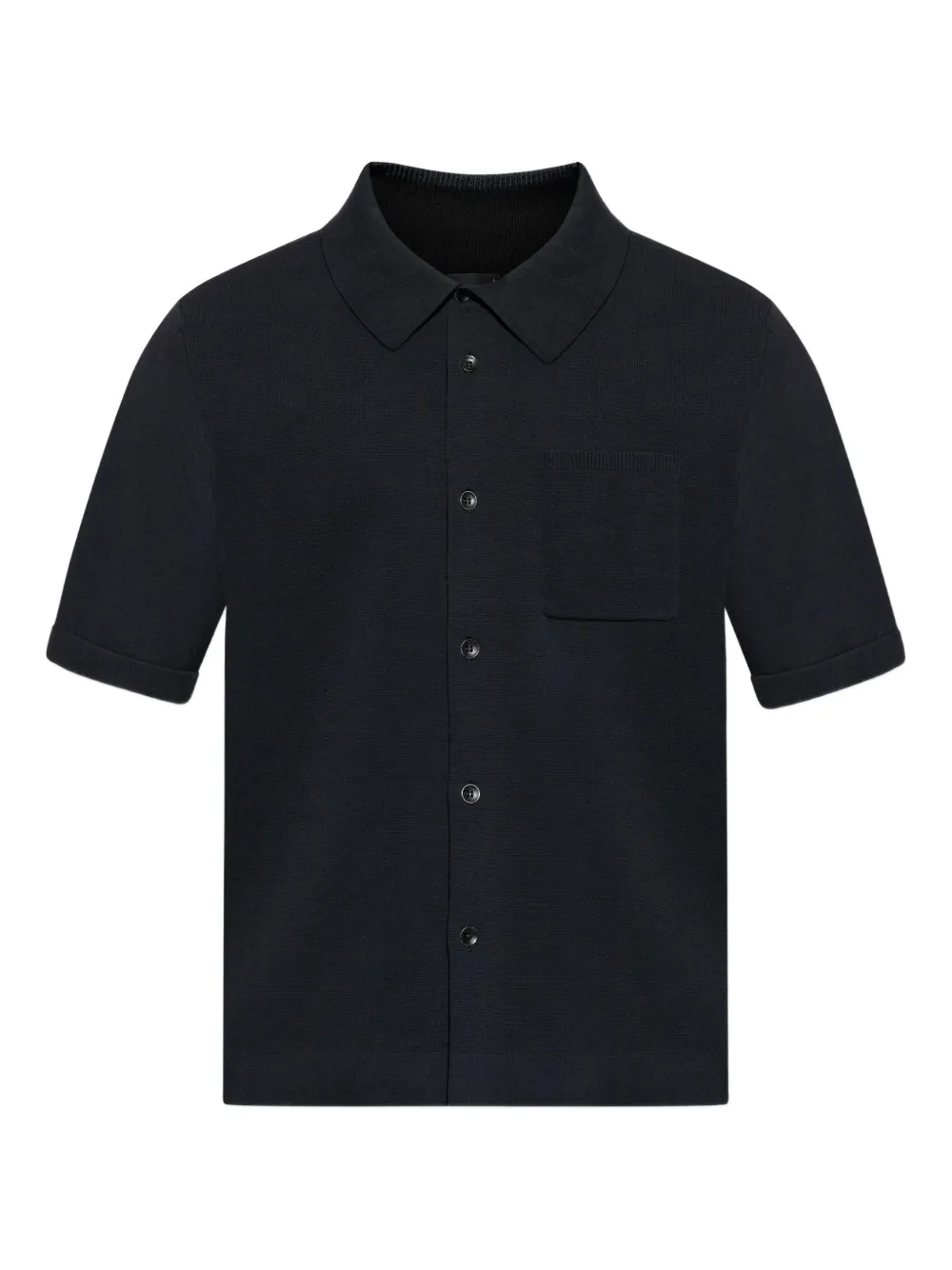 rag & bone short-sleeved button-up shirt | Black | Image 1