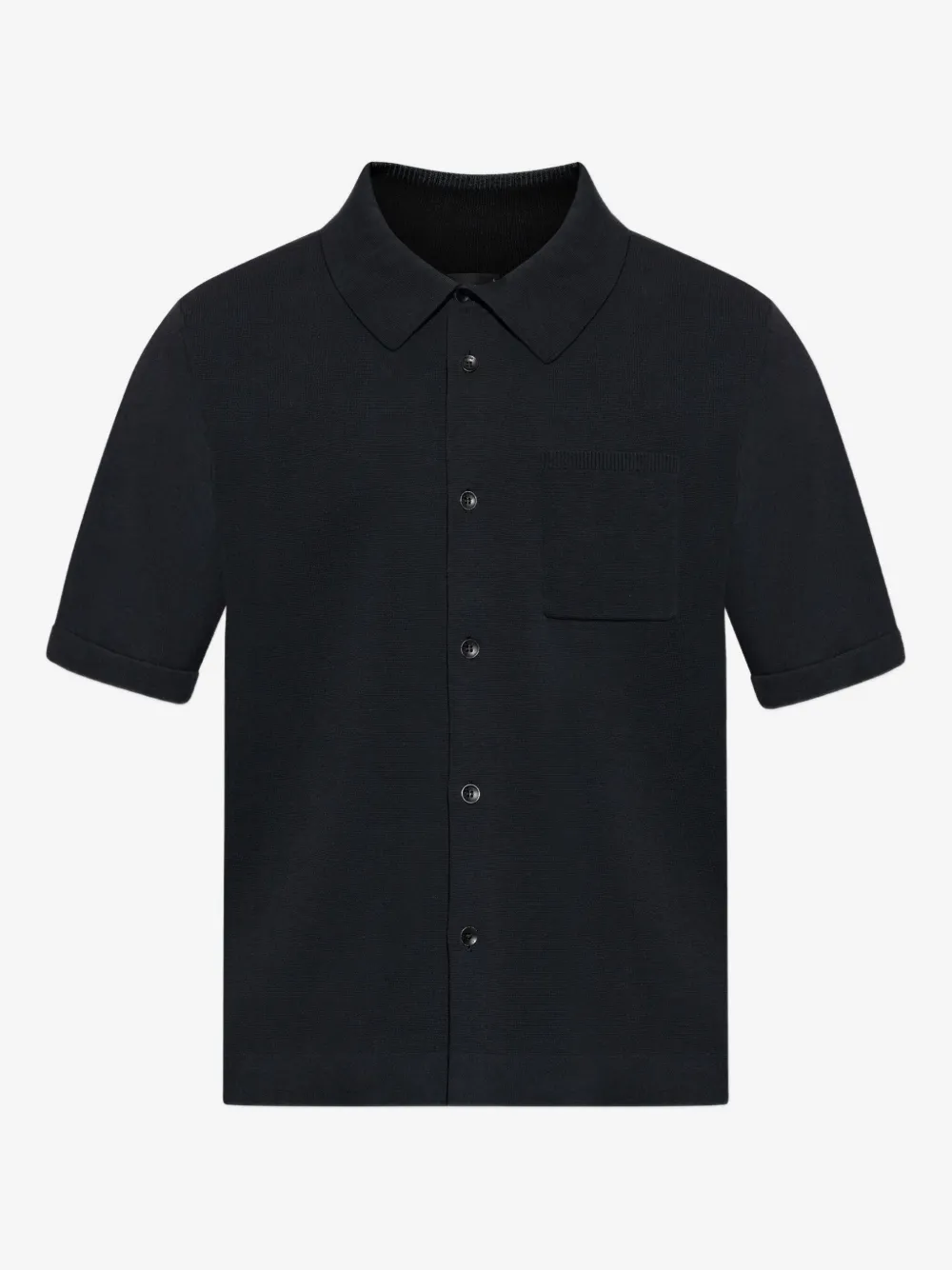 rag & bone short-sleeved button-up shirt | Black | Image 1