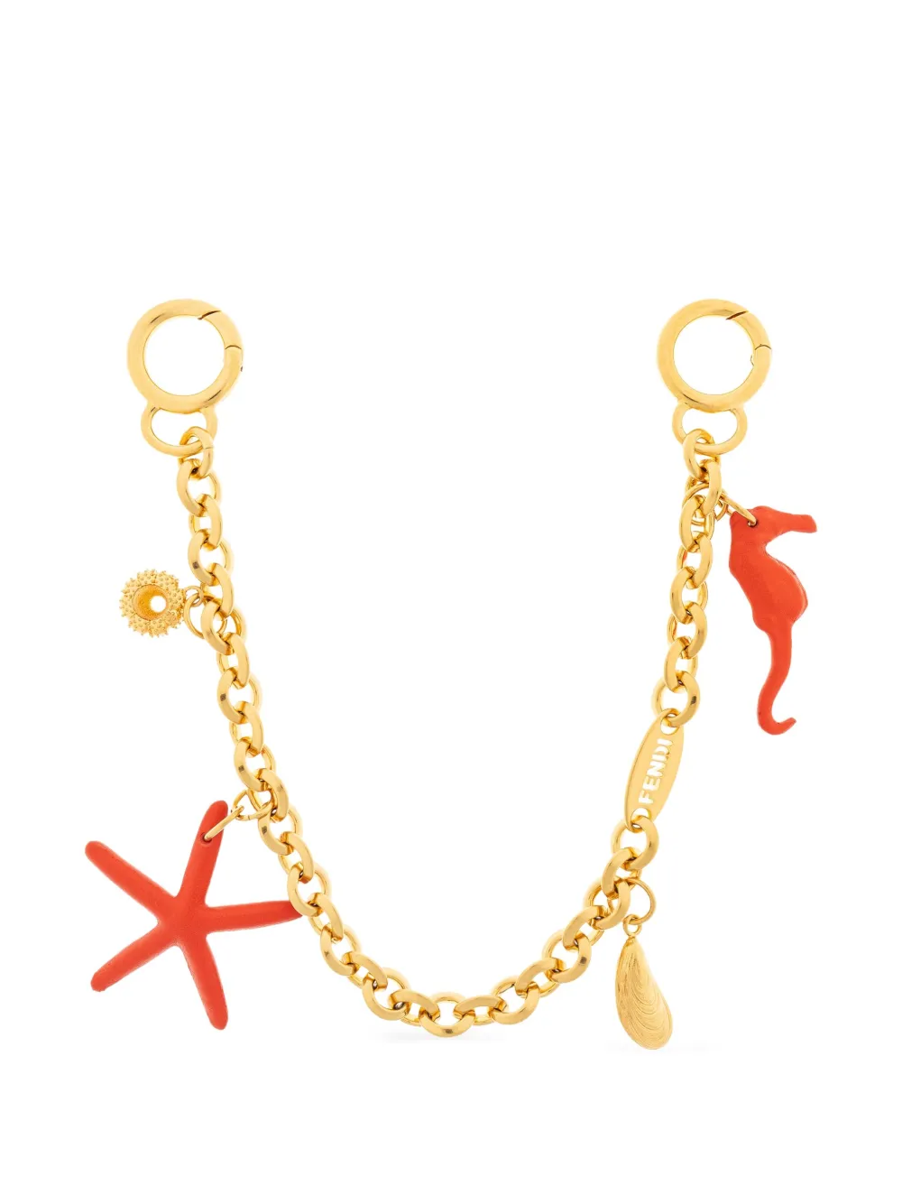 FENDI Taschenkette mit Anhänger - Gold