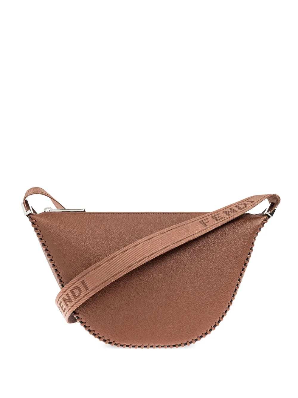 FENDI сумка на плечо с декоративной строчкой | коричневый | Image 1