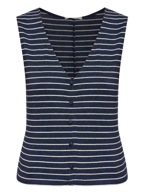 rag & bone striped button-up top