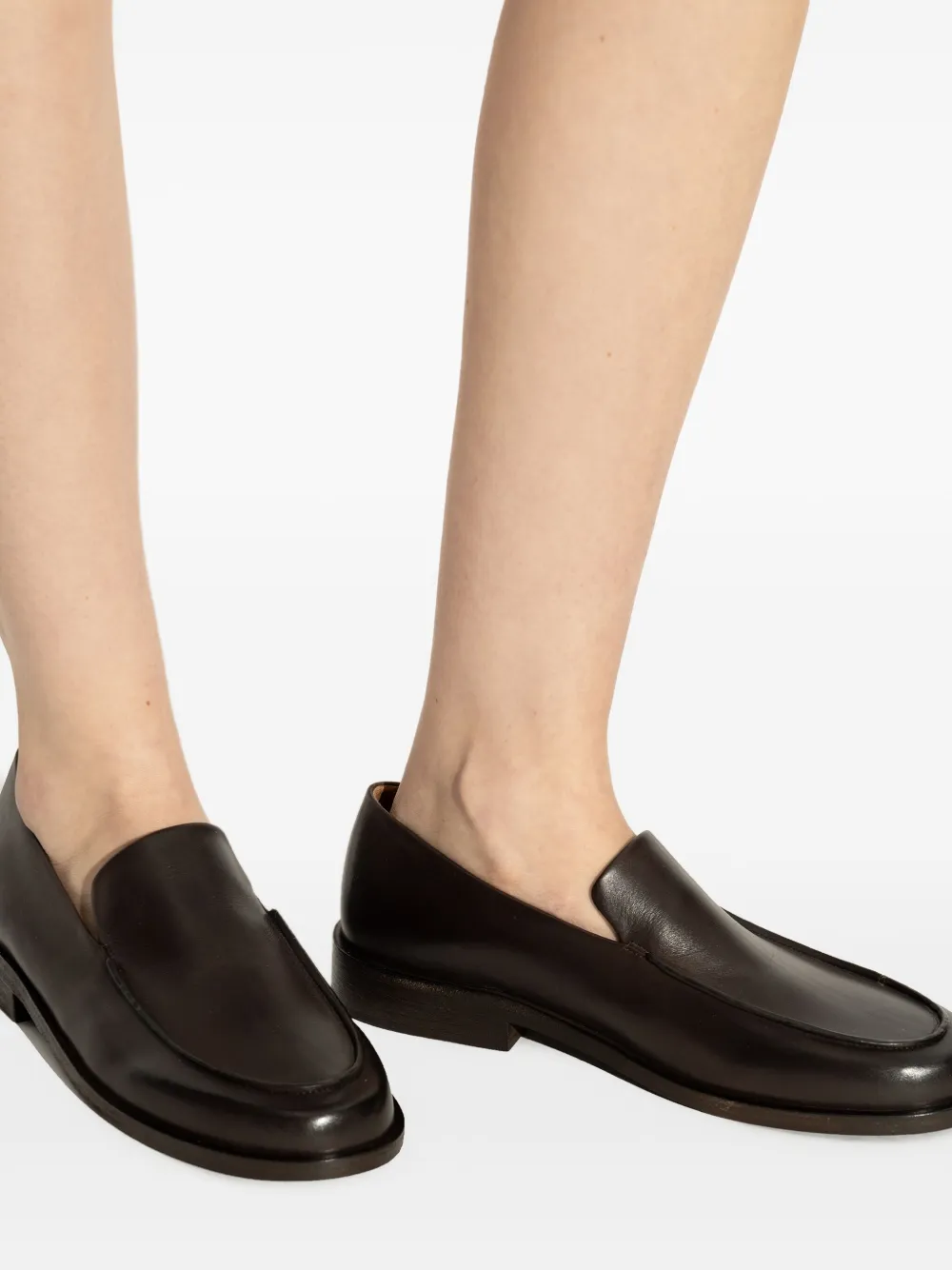 Marsèll leather loafers Black