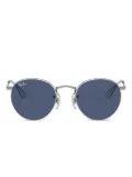 RAY-BAN JUNIOR round-frame sunglasses - Silver