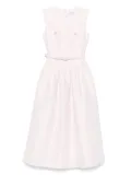 Self-Portrait taffeta midi dress - Pink
