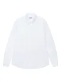 Anti Social Social Club Mind Games logo-embroidered button-up shirt - White