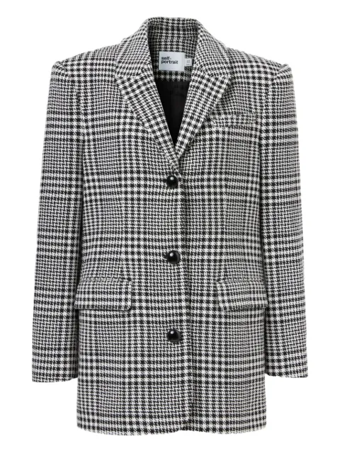 Self-Portrait houndstooth blazer