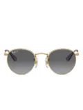 RAY-BAN JUNIOR round-frame sunglasses - Gold