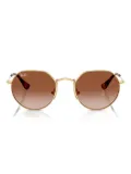 RAY-BAN JUNIOR round-frame sunglasses - Gold