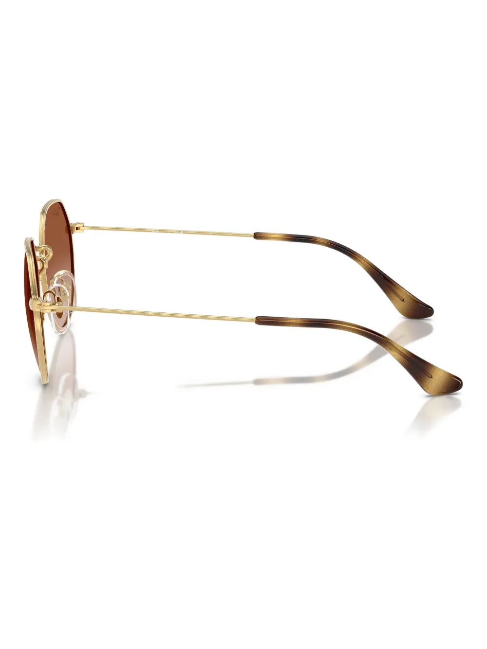 RAY-BAN JUNIOR Zonnebril met rond montuur Goud