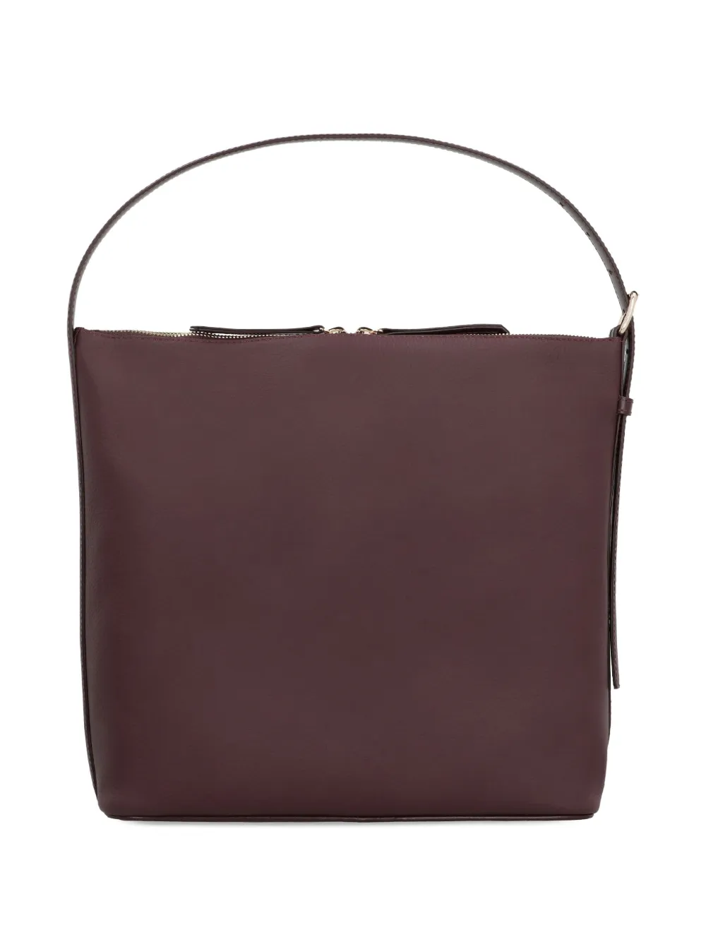 A.P.C. Vera leren schoudertas met rits Bruin