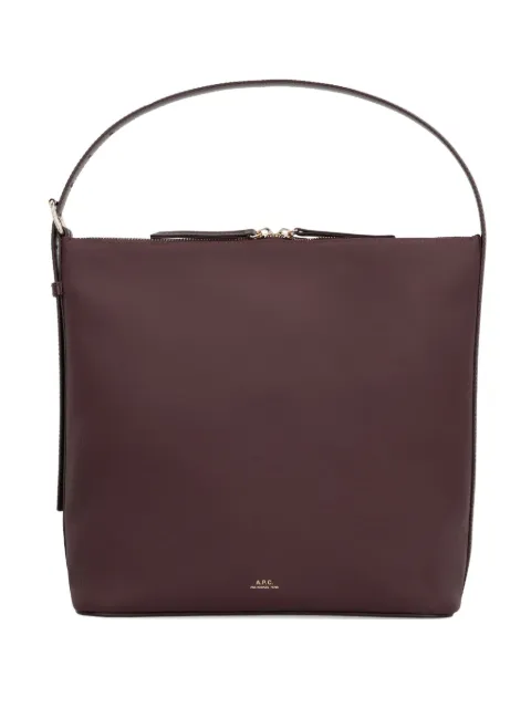 A.P.C. Vera zip-top leather shoulder bag