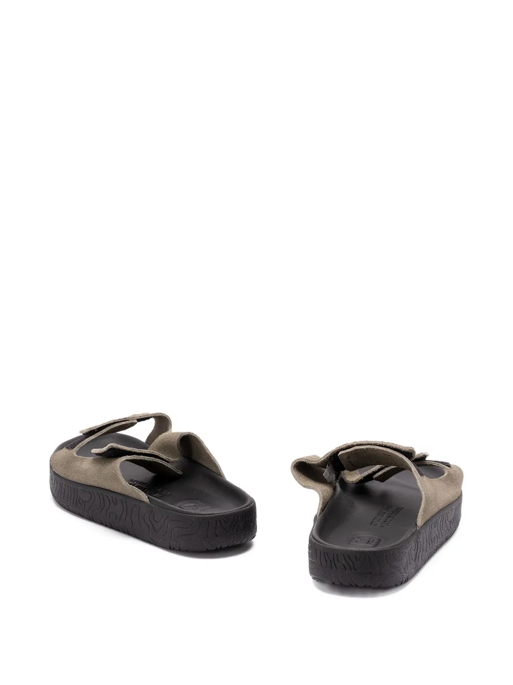 VEJA dual-strap suede sandals Green