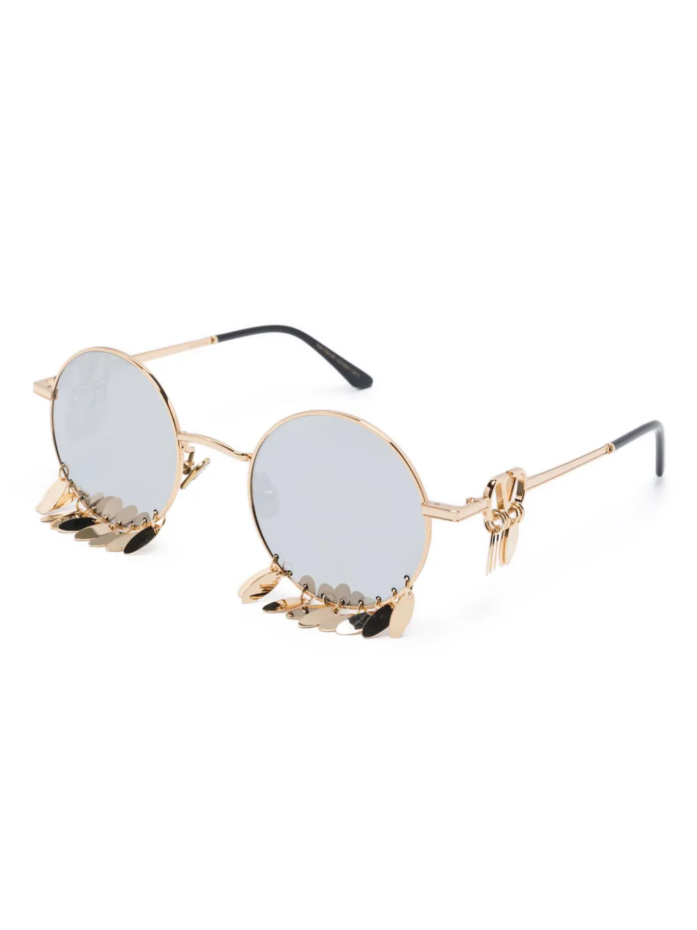 VALENTINO GARAVANI EYEWEAR Verfraaide zonnebril - Goud