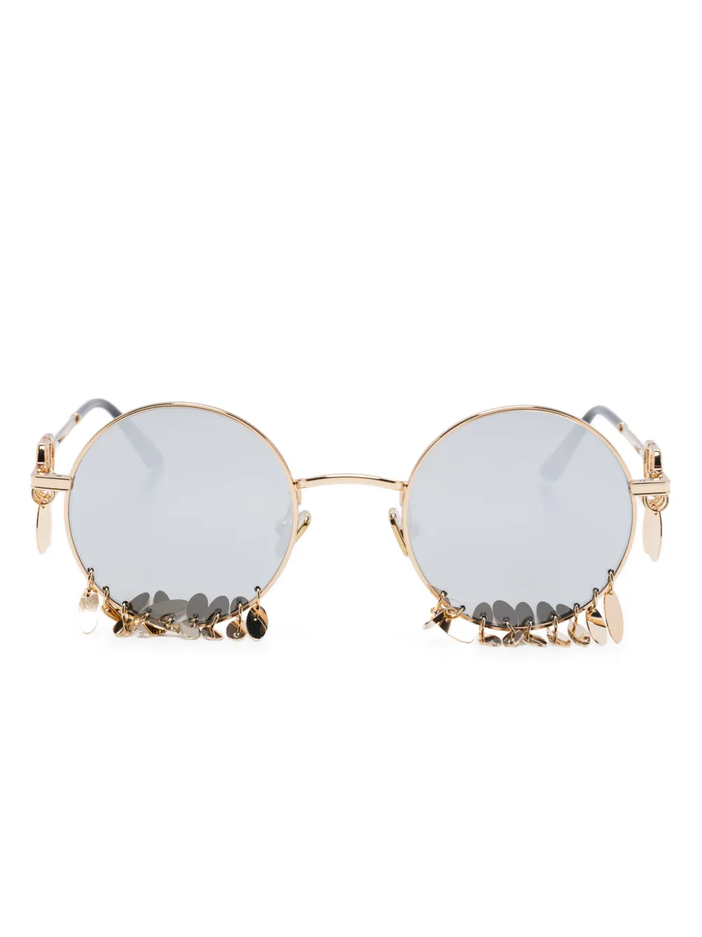 VALENTINO GARAVANI EYEWEAR Verfraaide zonnebril Goud