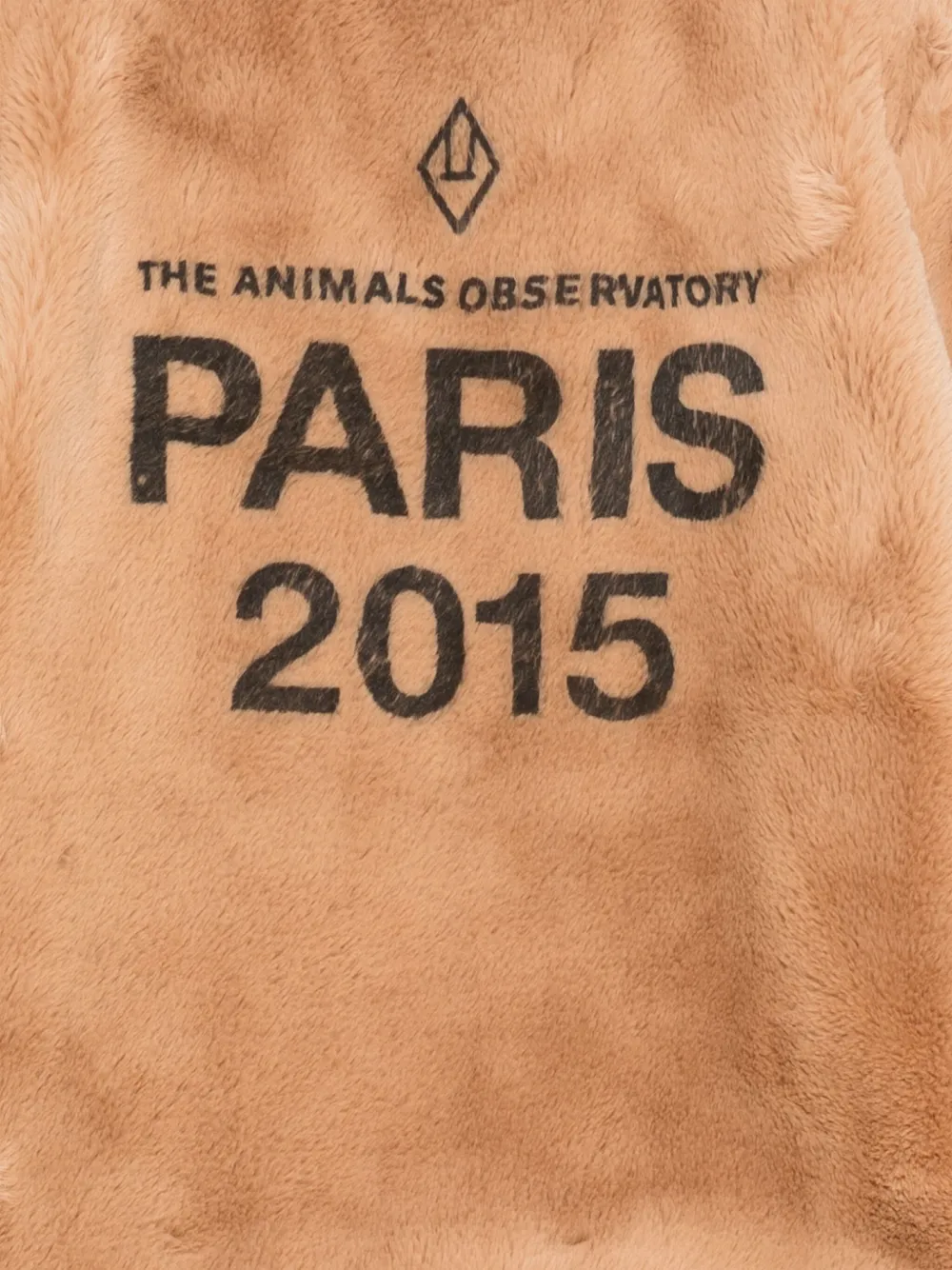 The Animals Observatory Okapi Faux-fur Jacket In Brown