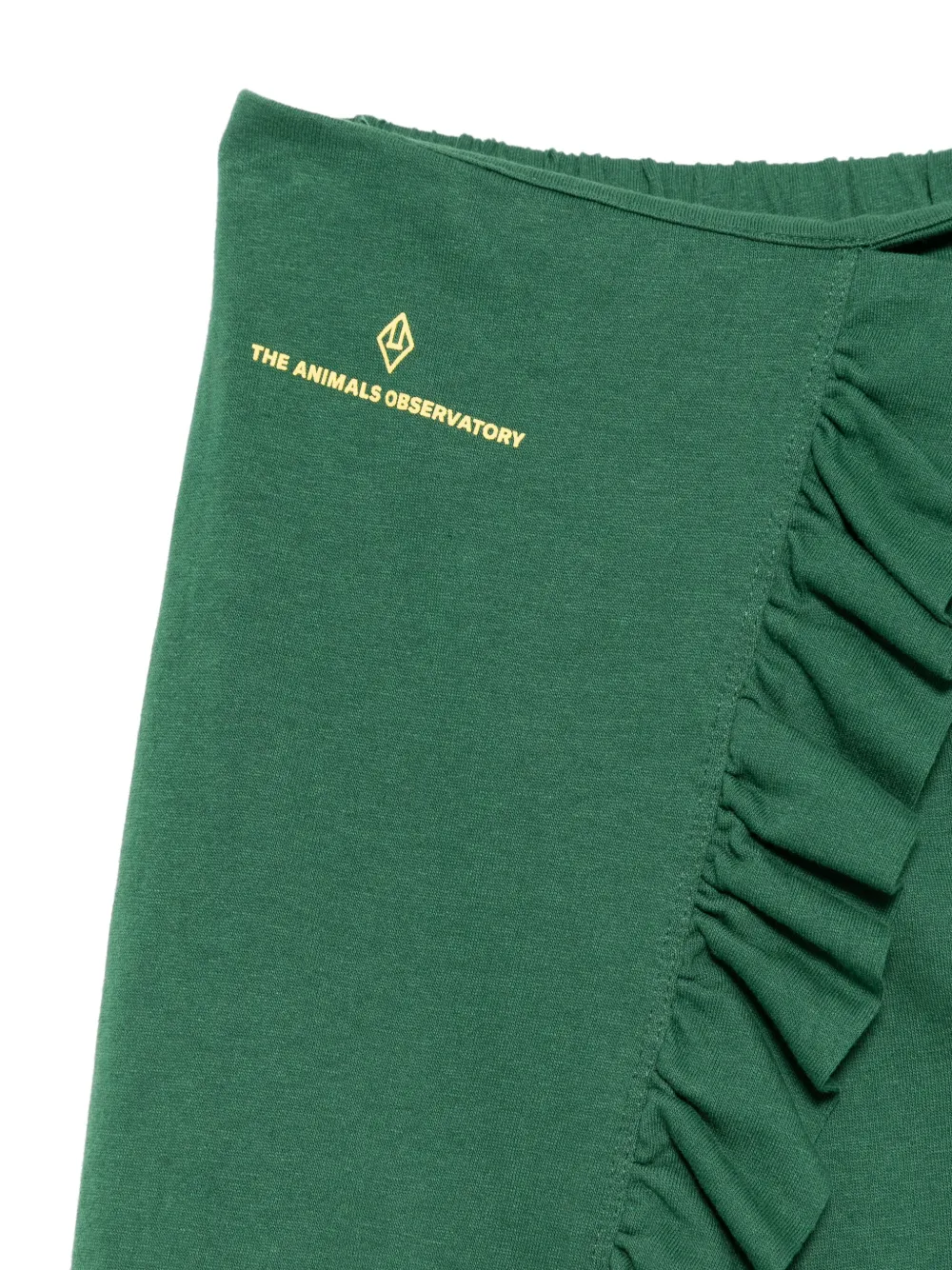 The Animals Observatory Ruffled Skirt In Green