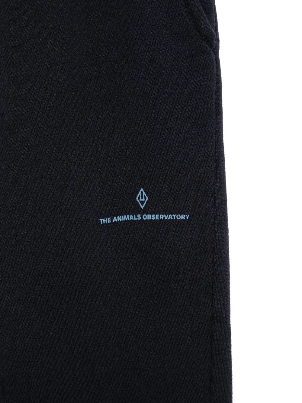 The Animals Observatory Joggingbroek met logoprint Blauw