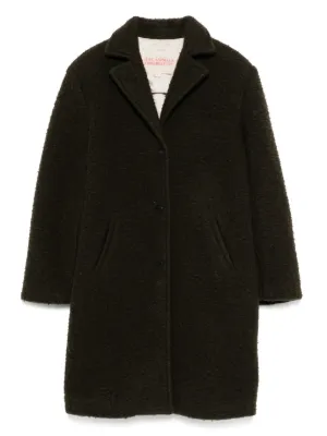 Il Gufo ファーカラーコート | ブルー | FARFETCH JP