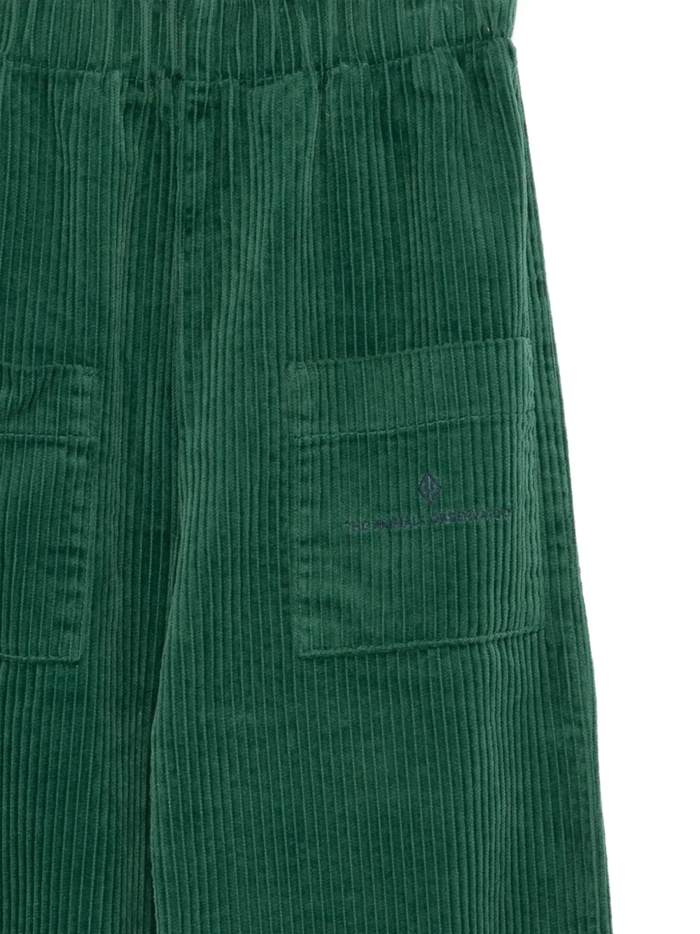 The Animals Observatory Ribfluwelen broek Groen