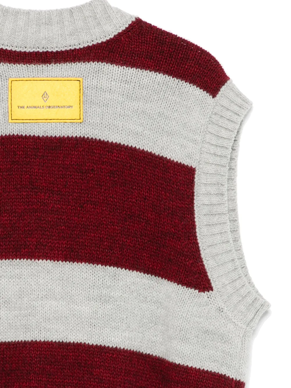 The Animals Observatory Blobfish Cardigan Vest In Multi