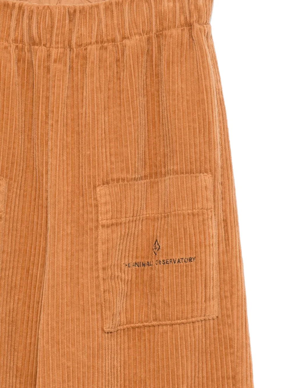 The Animals Observatory Corduroy Wide-leg Trousers In Brown