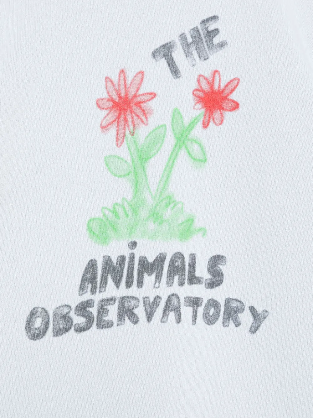 The Animals Observatory Jurk met print Blauw