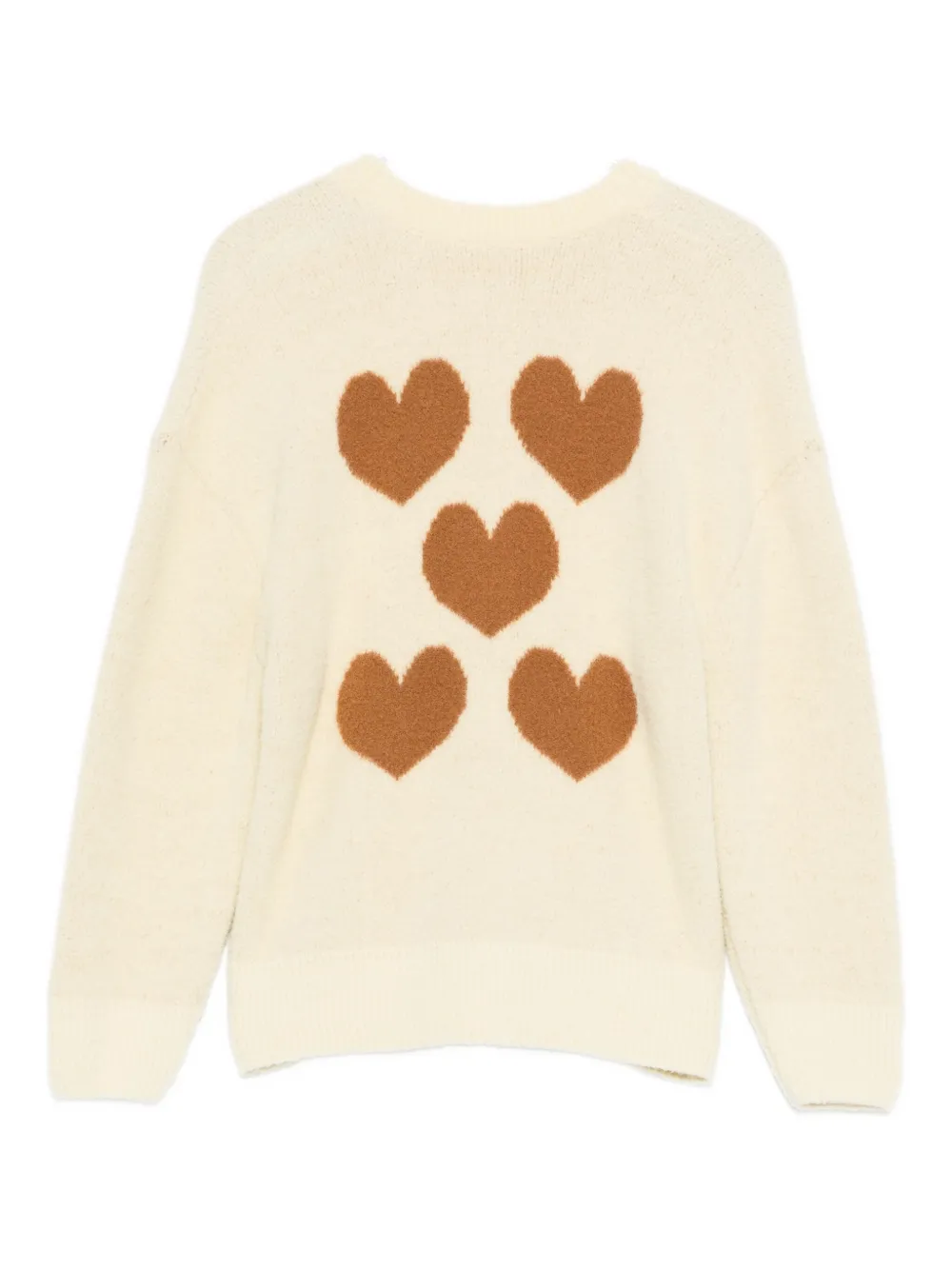 The Animals Observatory heart-print cardigan | Girls Cardigans | Image 2