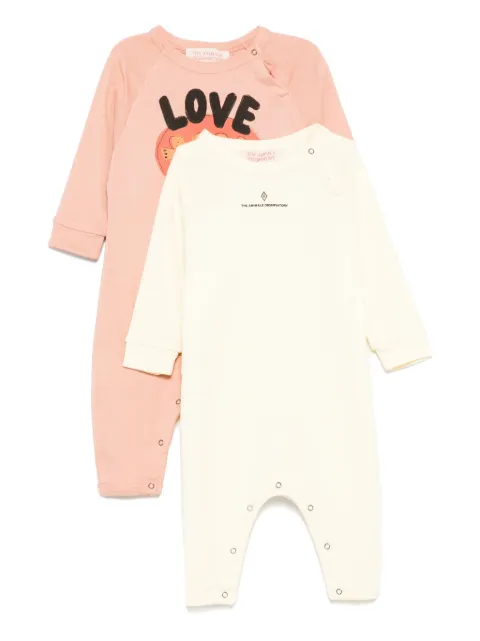 The Animals Observatory romper con estampado gráfico (set de 2 piezas)