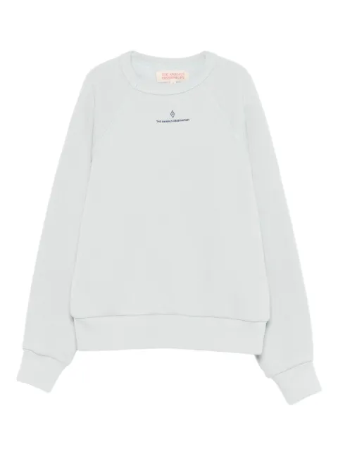 The Animals Observatory raglan-sleeve abstract-print sweatshirt